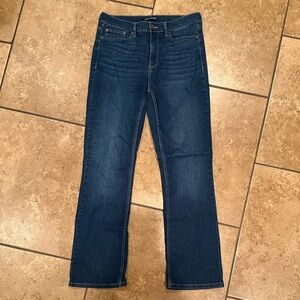 Calvin Klein Jeans Dark Blue Women's High Rise Bootcut Denim Jeans